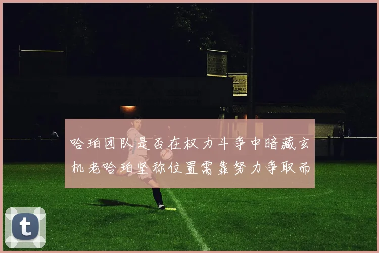 哈珀团队是否在权力斗争中暗藏玄机老哈珀坚称位置需靠努力争取而非索要